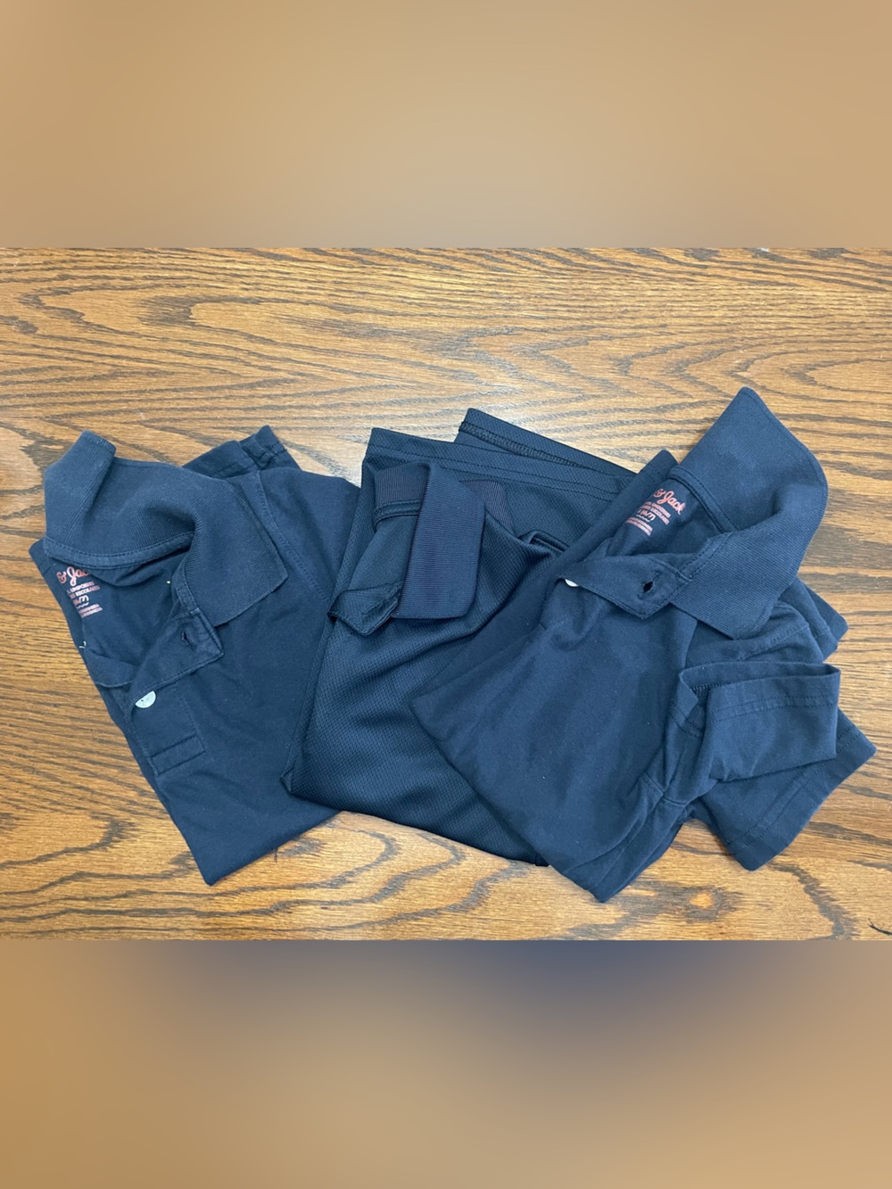 Lot of 3 Navy Polo Shirts